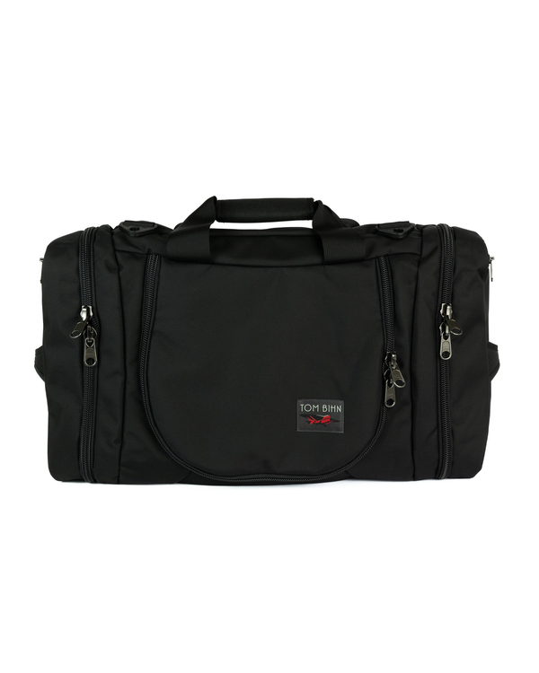 Aeronaut 30 in Black Ballistic with a colorful label.